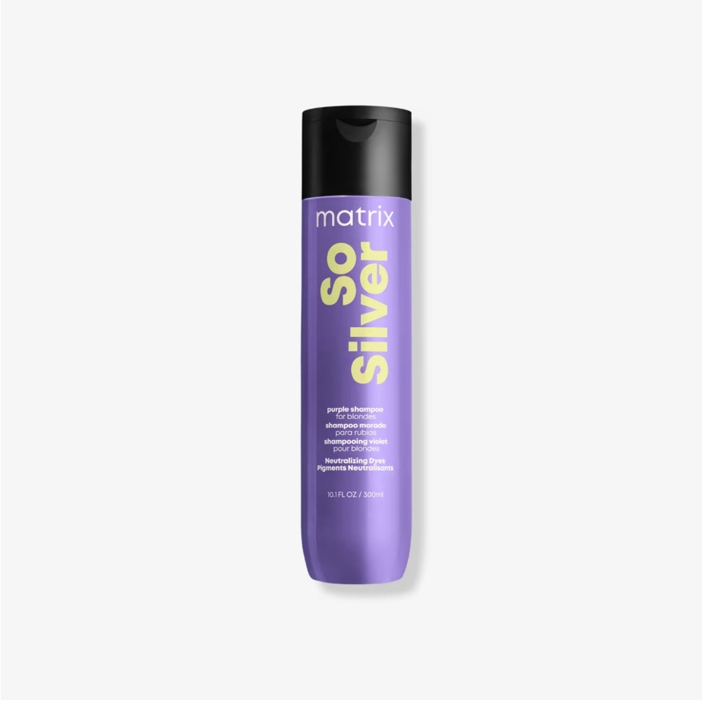 New - purple shampoo. Helps neutraliza the yellow in your hair. For blondes 🫶